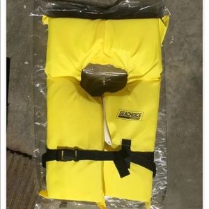 SeaChoice Products Yellow Adult Life Jacket PFD